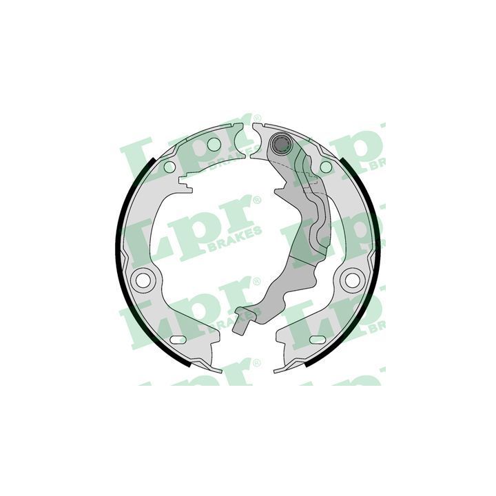 Stabdžių trinkelių komplektas, stovėjimo stabdis LPR 09440