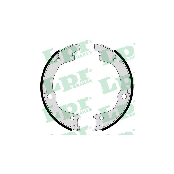 Stabdžių trinkelių komplektas, stovėjimo stabdis LPR 09460