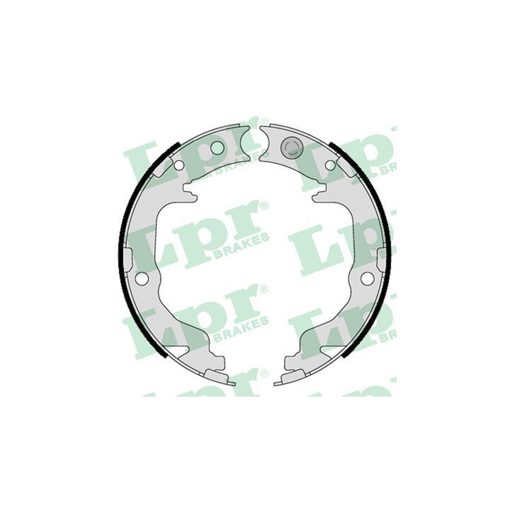 Stabdžių trinkelių komplektas, stovėjimo stabdis LPR 09540