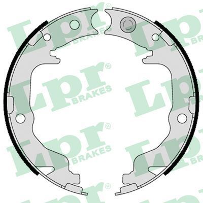 Stabdžių trinkelių komplektas, stovėjimo stabdis LPR 09540