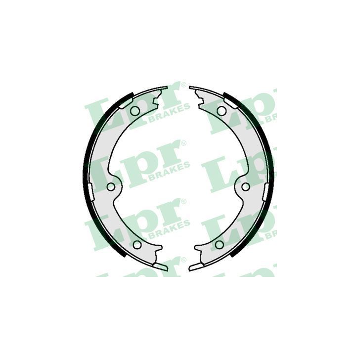 Stabdžių trinkelių komplektas, stovėjimo stabdis LPR 09610