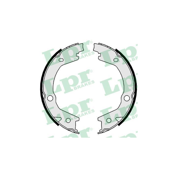 Stabdžių trinkelių komplektas, stovėjimo stabdis LPR 09800