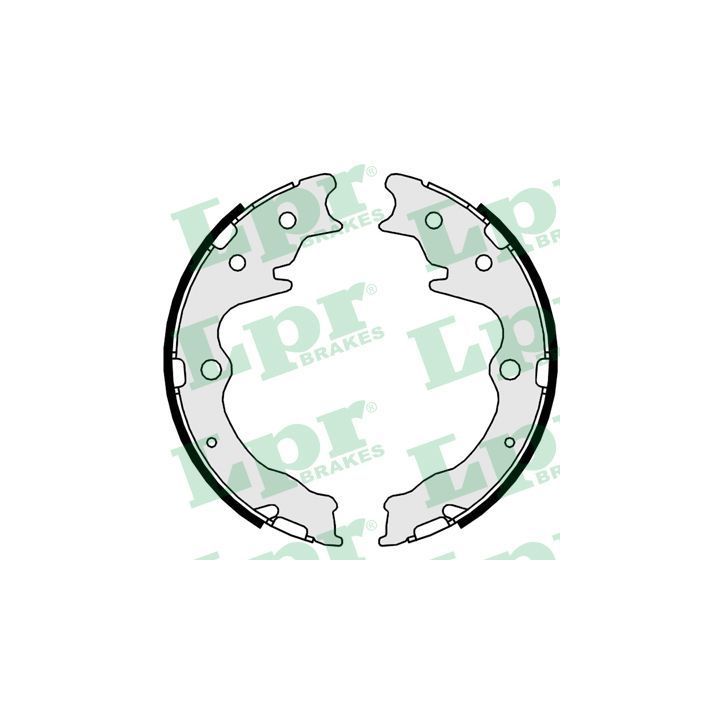 Stabdžių trinkelių komplektas, stovėjimo stabdis LPR 09820