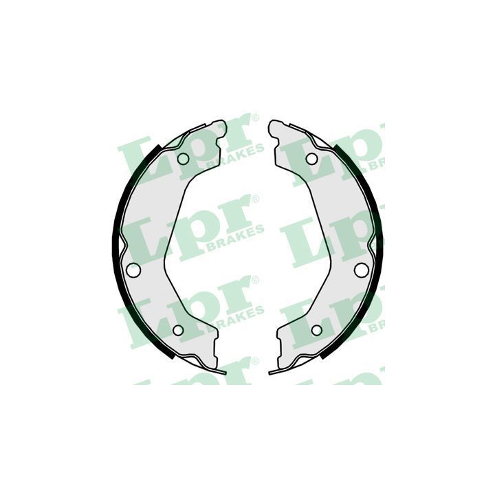 Stabdžių trinkelių komplektas, stovėjimo stabdis LPR 09930