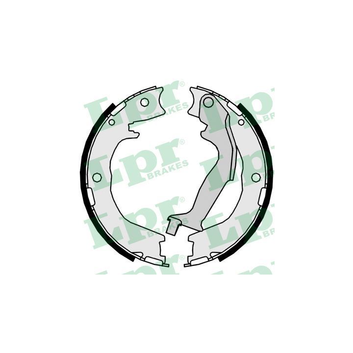 Stabdžių trinkelių komplektas, stovėjimo stabdis LPR 09940