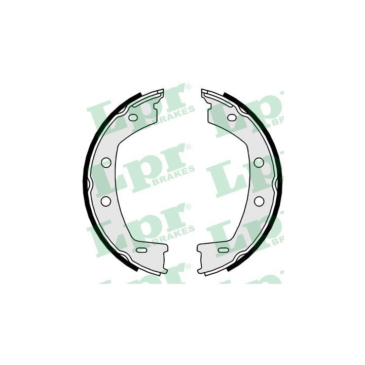 Stabdžių trinkelių komplektas, stovėjimo stabdis LPR 09950