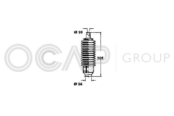 Gofruotoji membrana, vairavimas OCAP 1211071