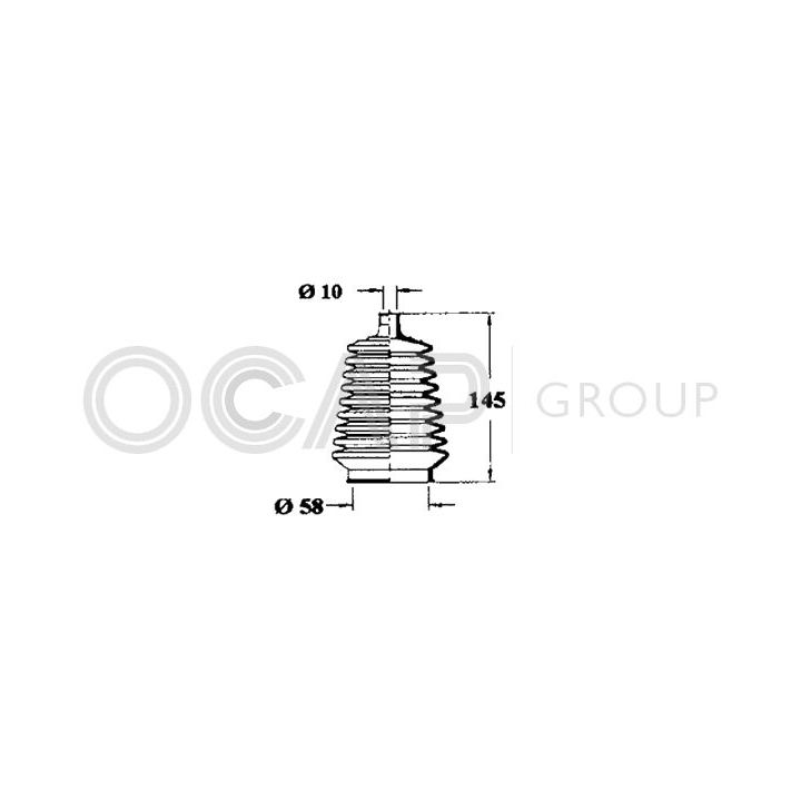 Gofruotoji membrana, vairavimas OCAP 1211101