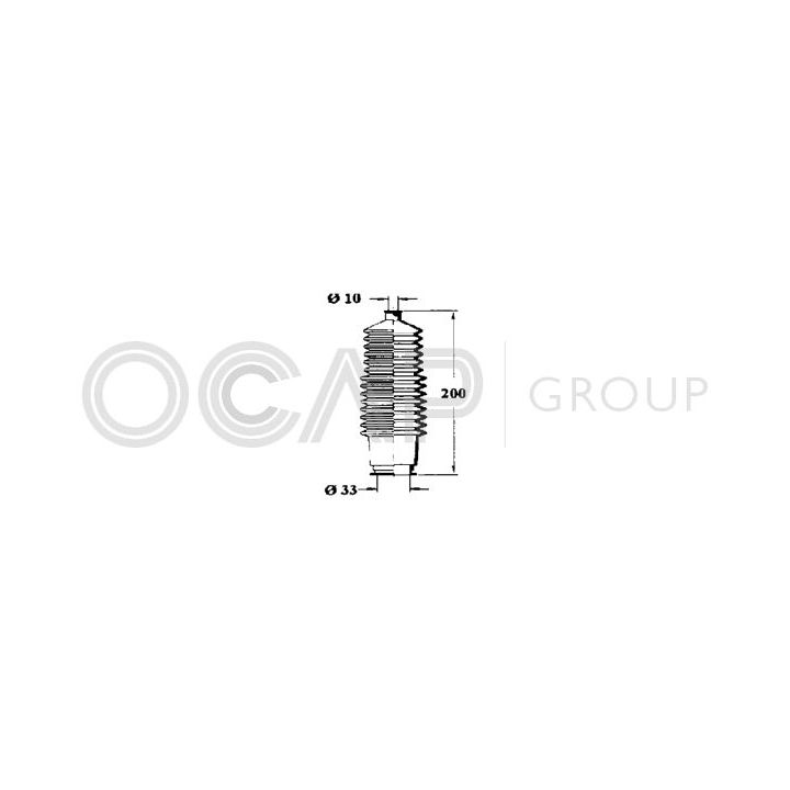 Gofruotoji membrana, vairavimas OCAP 1211128
