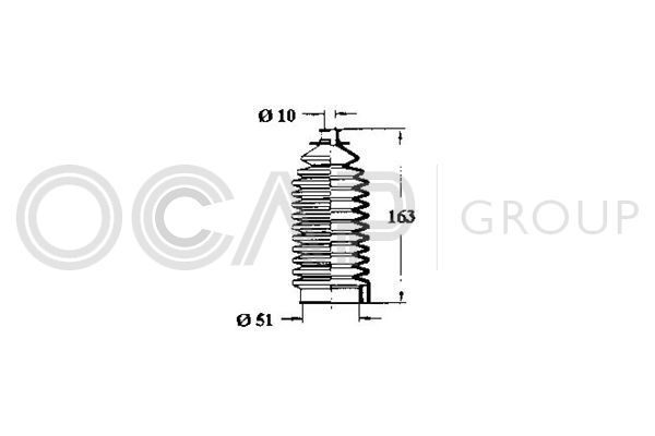 Gofruotoji membrana, vairavimas OCAP 1211147