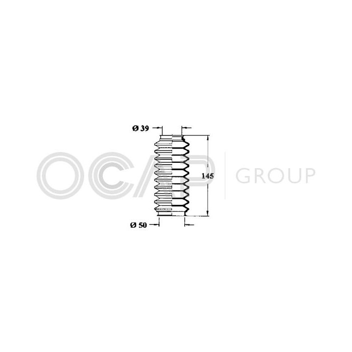 Gofruotoji membrana, vairavimas OCAP 1211249