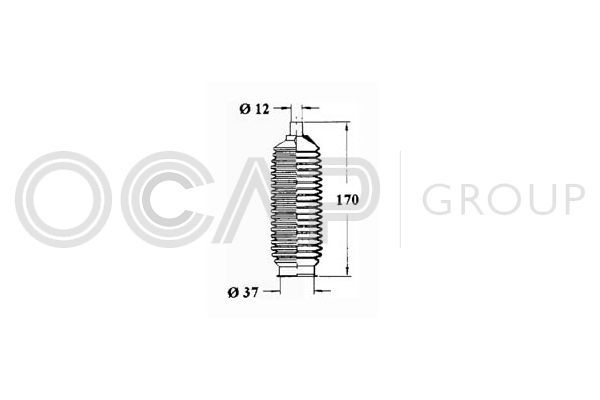 Gofruotoji membrana, vairavimas OCAP 1211268