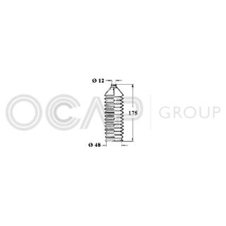 Gofruotoji membrana, vairavimas OCAP 1211271