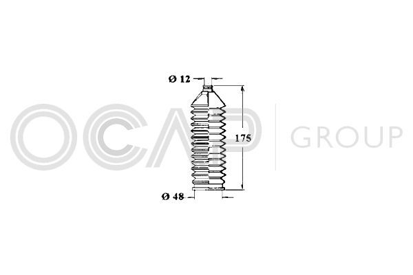 Gofruotoji membrana, vairavimas OCAP 1211271
