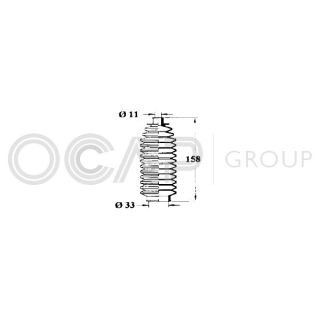 Gofruotoji membrana, vairavimas OCAP 1211272