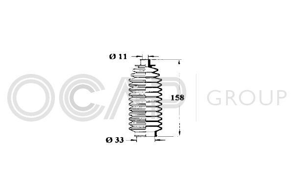 Gofruotoji membrana, vairavimas OCAP 1211272
