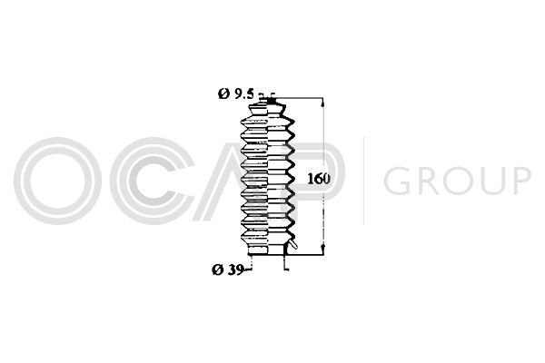 Gofruotoji membrana, vairavimas OCAP 1211274