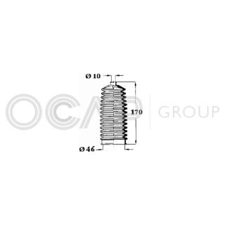 Gofruotoji membrana, vairavimas OCAP 1211331