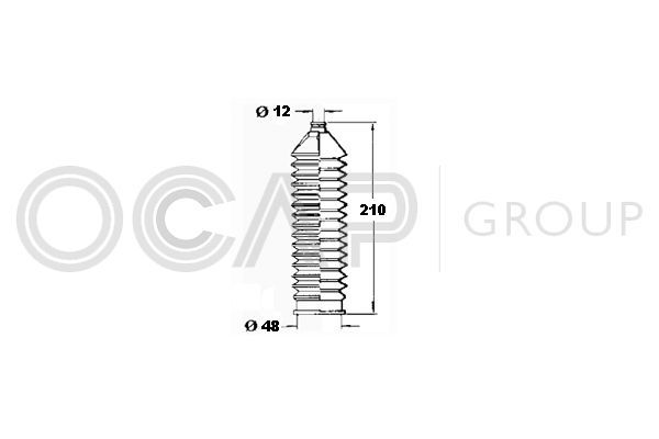 Gofruotoji membrana, vairavimas OCAP 1211371