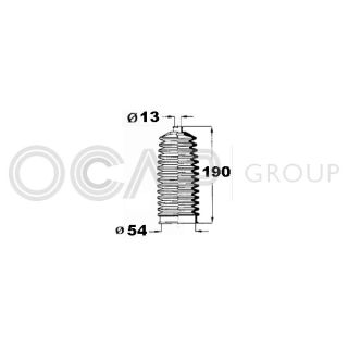 Gofruotoji membrana, vairavimas OCAP 1211383