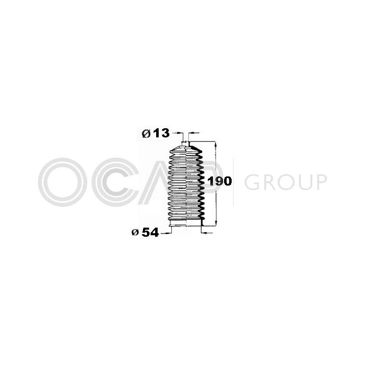 Gofruotoji membrana, vairavimas OCAP 1211383