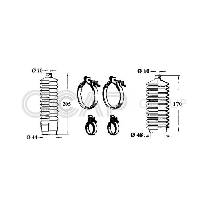Gofruotoji membrana, vairavimas OCAP 0900522