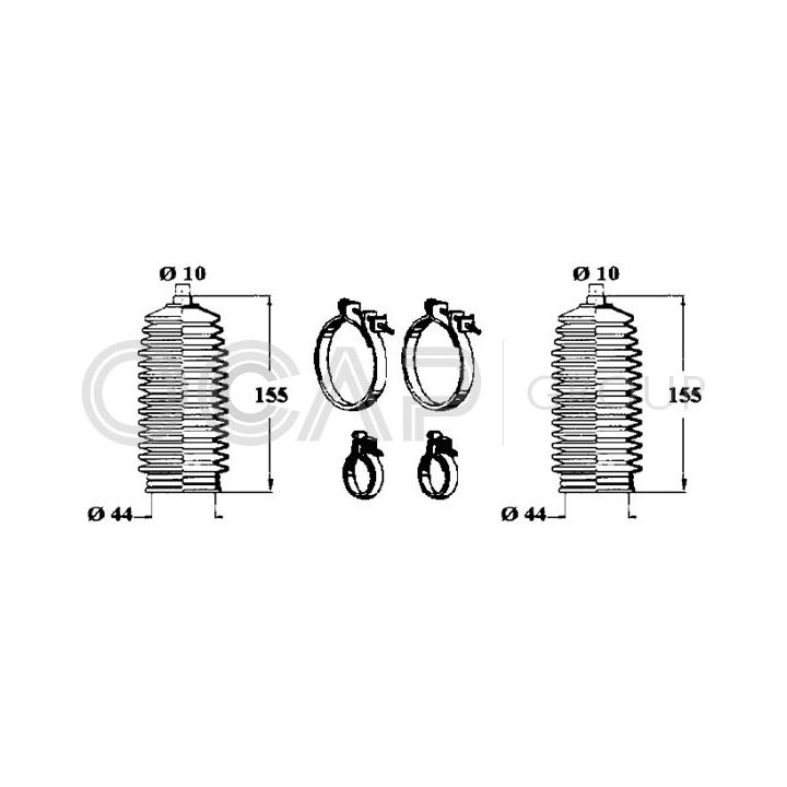 Gofruotoji membrana, vairavimas OCAP 0901160