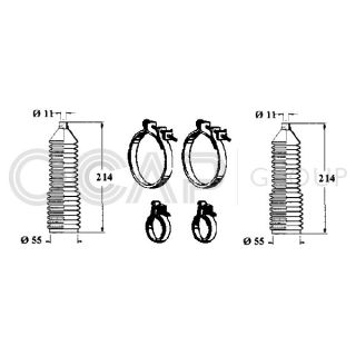 Gofruotoji membrana, vairavimas OCAP 0901161