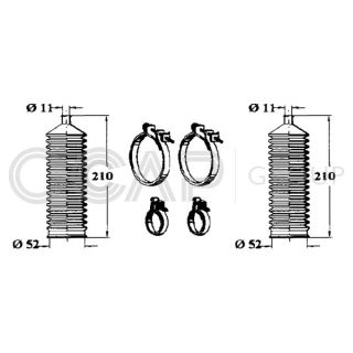Gofruotoji membrana, vairavimas OCAP 0901165