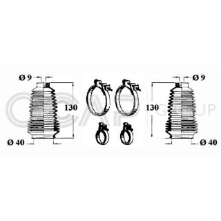 Gofruotoji membrana, vairavimas OCAP 0901173