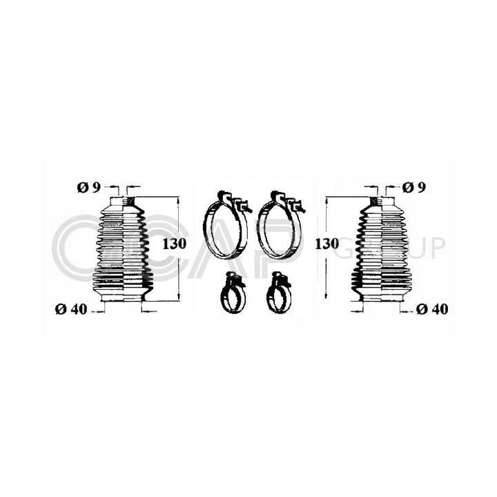 Gofruotoji membrana, vairavimas OCAP 0901173