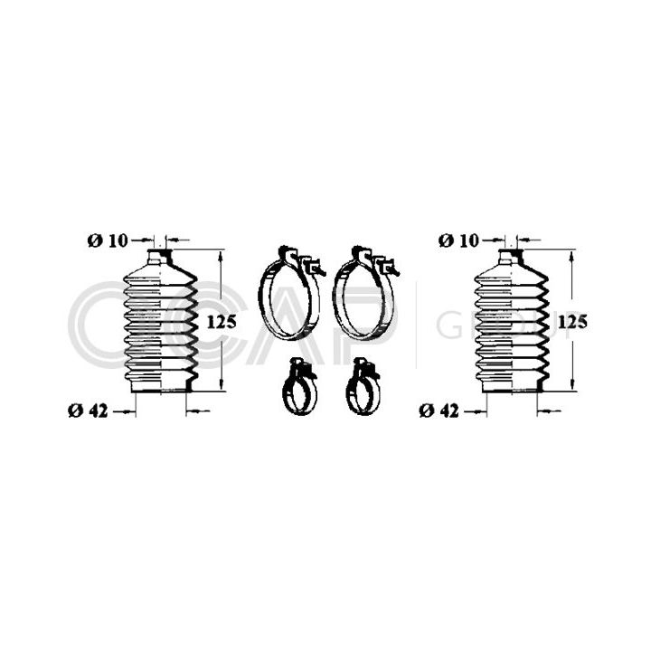 Gofruotoji membrana, vairavimas OCAP 0901310