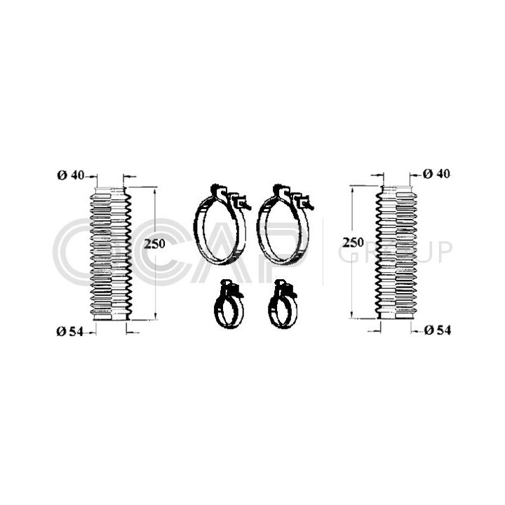Gofruotoji membrana, vairavimas OCAP 0901318