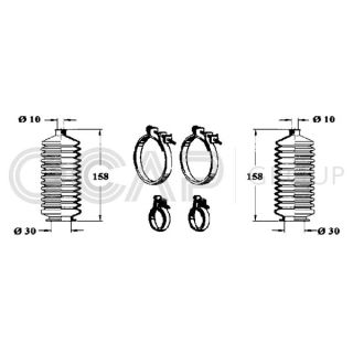 Gofruotoji membrana, vairavimas OCAP 0901622