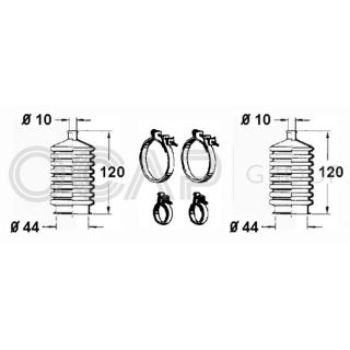 Gofruotoji membrana, vairavimas OCAP 0901638