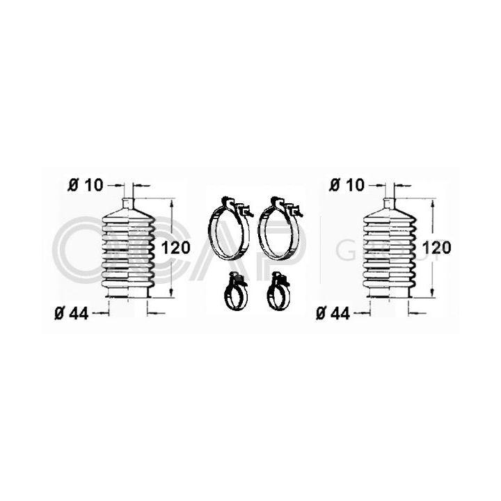 Gofruotoji membrana, vairavimas OCAP 0901638