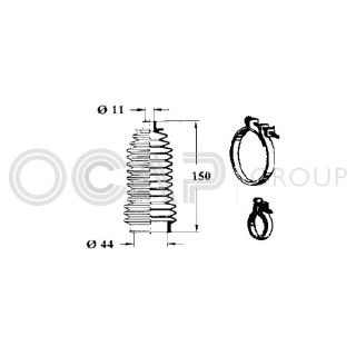 Gofruotoji membrana, vairavimas OCAP 0901806