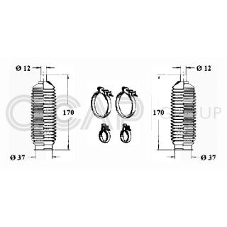 Gofruotoji membrana, vairavimas OCAP 0902529