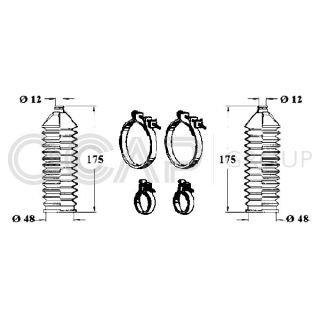 Gofruotoji membrana, vairavimas OCAP 0902534