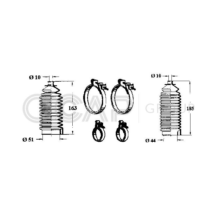 Gofruotoji membrana, vairavimas OCAP 0902872