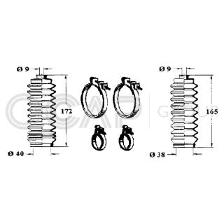 Gofruotoji membrana, vairavimas OCAP 0904612