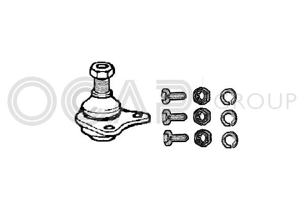 Šarnyras / girgždukas OCAP 0401450-K