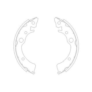 Stabdžių trinkelių komplektas KAVO PARTS KBS-2902