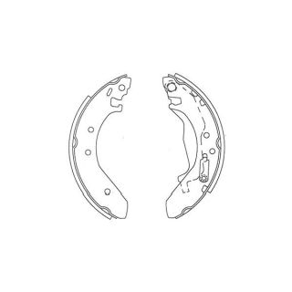 Stabdžių trinkelių komplektas KAVO PARTS KBS-2911