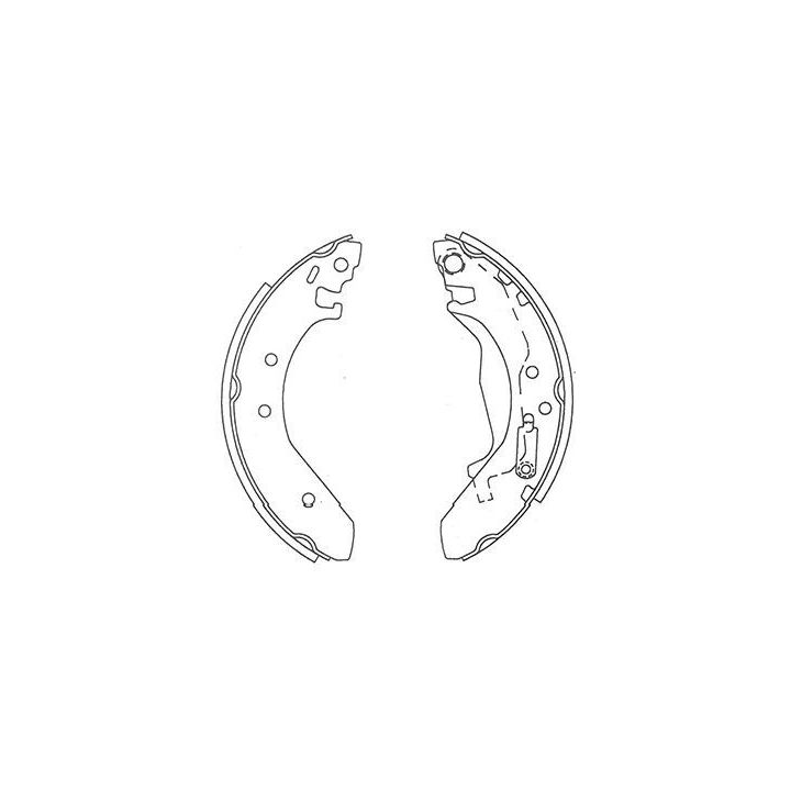 Stabdžių trinkelių komplektas KAVO PARTS KBS-2911