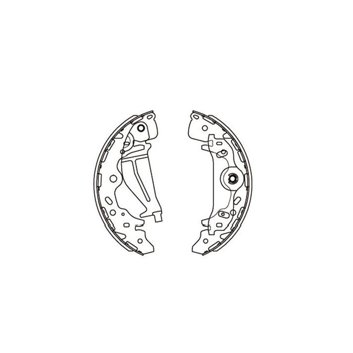 Stabdžių trinkelių komplektas KAVO PARTS KBS-3405