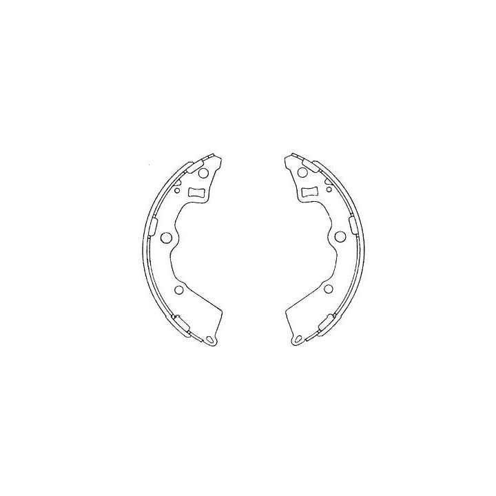 Stabdžių trinkelių komplektas KAVO PARTS KBS-4409