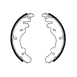 Stabdžių trinkelių komplektas KAVO PARTS KBS-4411