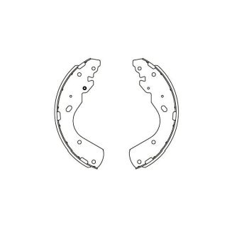 Stabdžių trinkelių komplektas KAVO PARTS KBS-5404