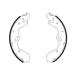 Stabdžių trinkelių komplektas KAVO PARTS KBS-5412